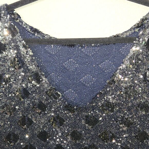 Zara Women’s Dress Night Luxe Glam-Core Sequin Mesh Black Mini Party Size S - Picture 3 of 11